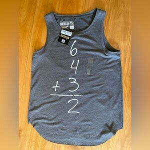 NWT Baseballism Gray Tank Top